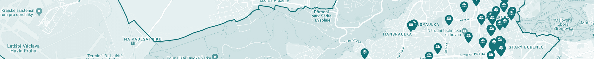 mapa aktuálních projektů